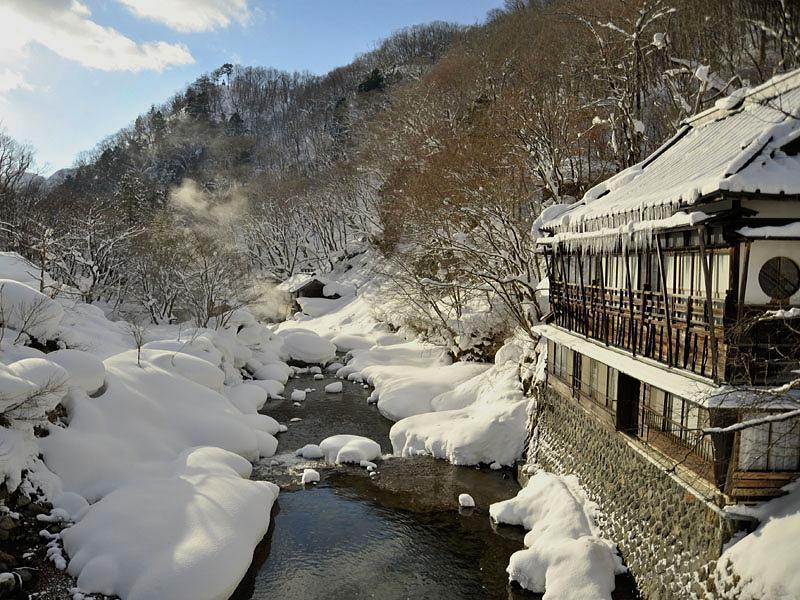 Takaragawa Onsen Ousenkaku Hotel Minakami Exterior foto
